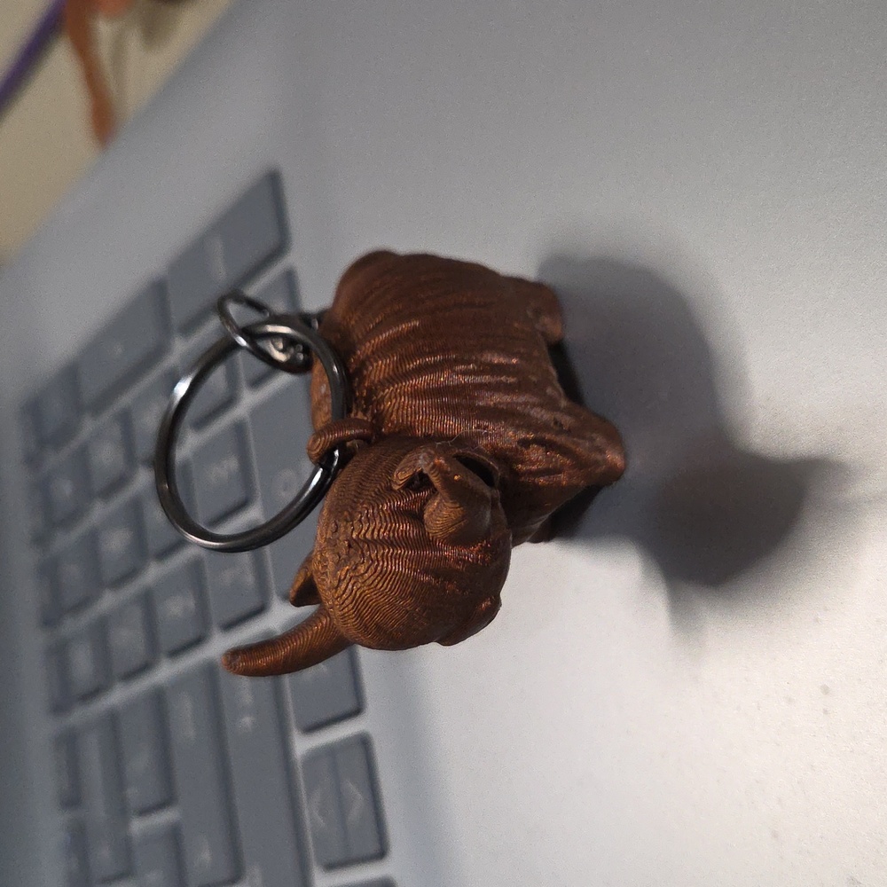 Highland Cow keychain